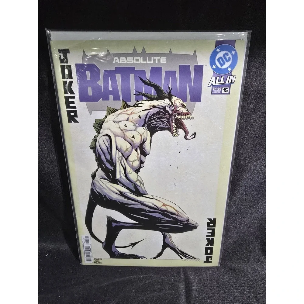 DC Absolute Batman 15 Nick Dragotta 1st Print 1st Absolute Joker Cover App 2025